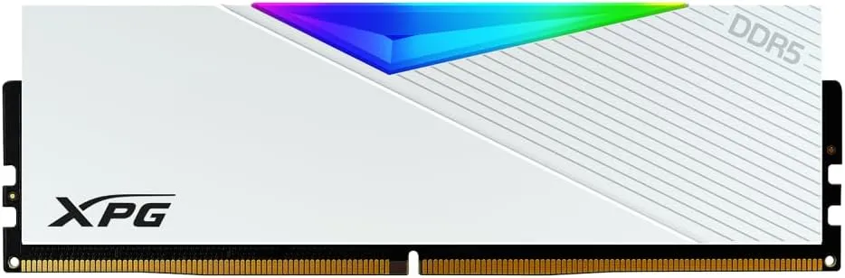 32GB (2x16GB) DDR5 6400MHZ CL32 XPG Lancer White RGB RAM