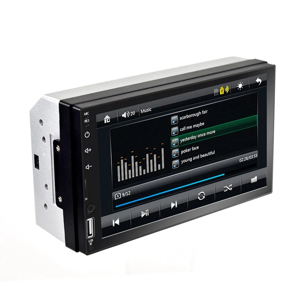 7-inch Car Radio Multimedia Video Player Carplay MP5 MP4 Central