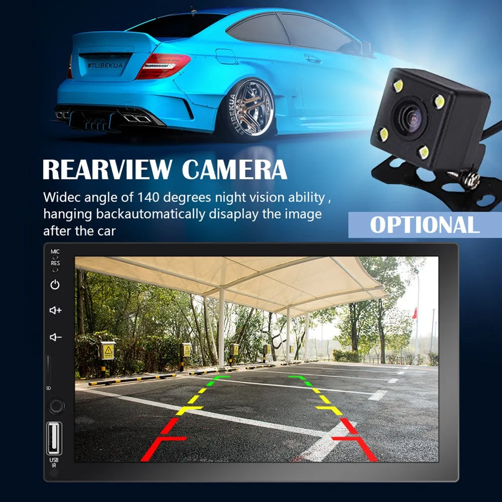 7-inch Car Radio Multimedia Video Player Carplay MP5 MP4 Central