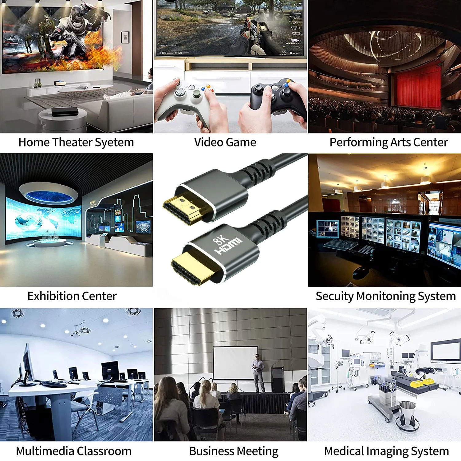 8K Ultra High Speed HDMI 2.1 Cable