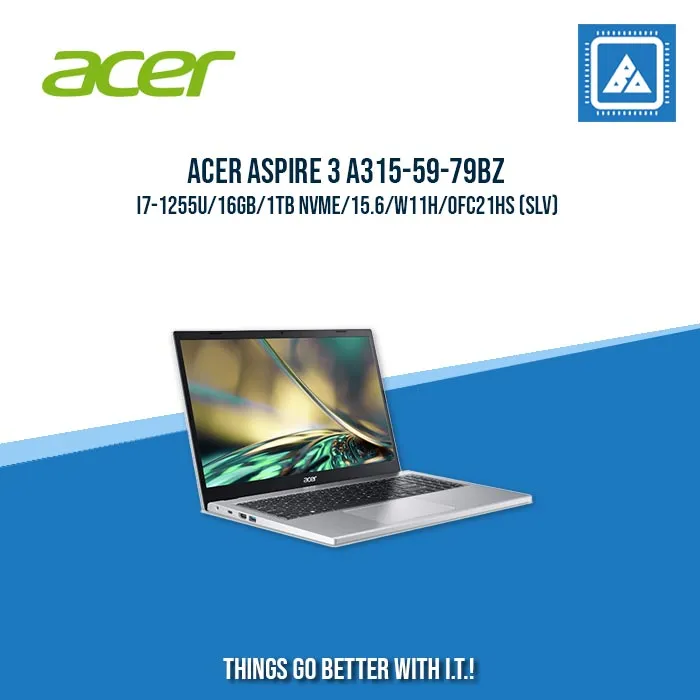 ACER ASPIRE 3 A315-59-79BZ I7-1255U/16GB/1TB NVME | BEST FOR STUDENTS AND FREELANCERS LAPTOP