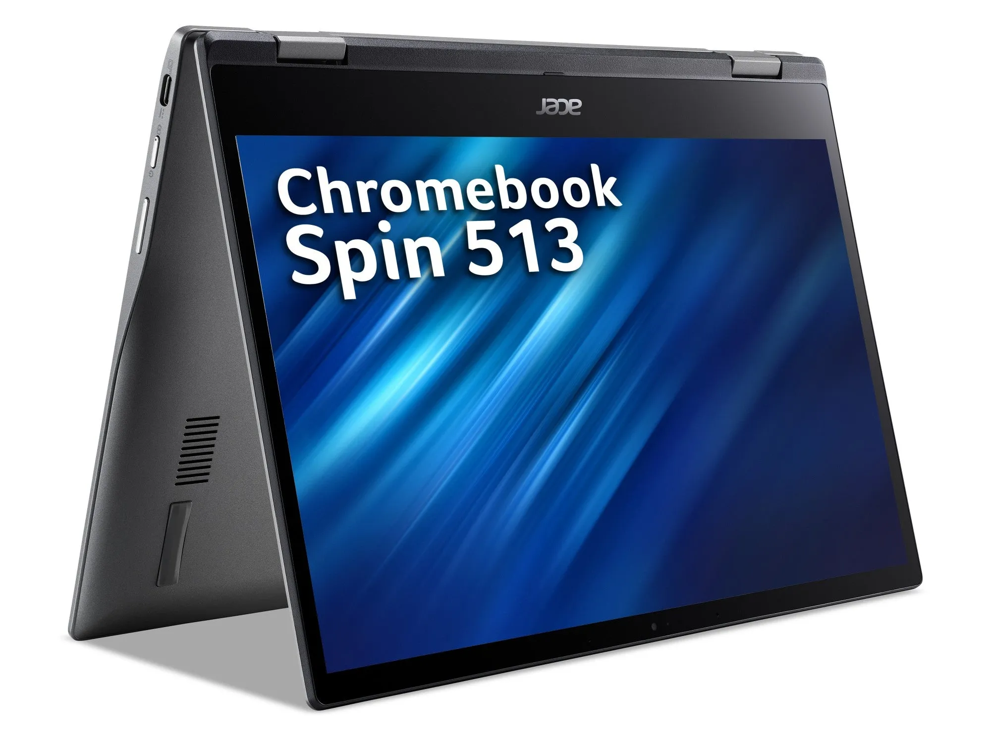 Acer, Chromebook Spin 513,  Qualcomm Kryo 468, 4 GB RAM, 64 GB Flash, 13.3" Inch Touchscreen FHD Display, ChromeOS, Grey