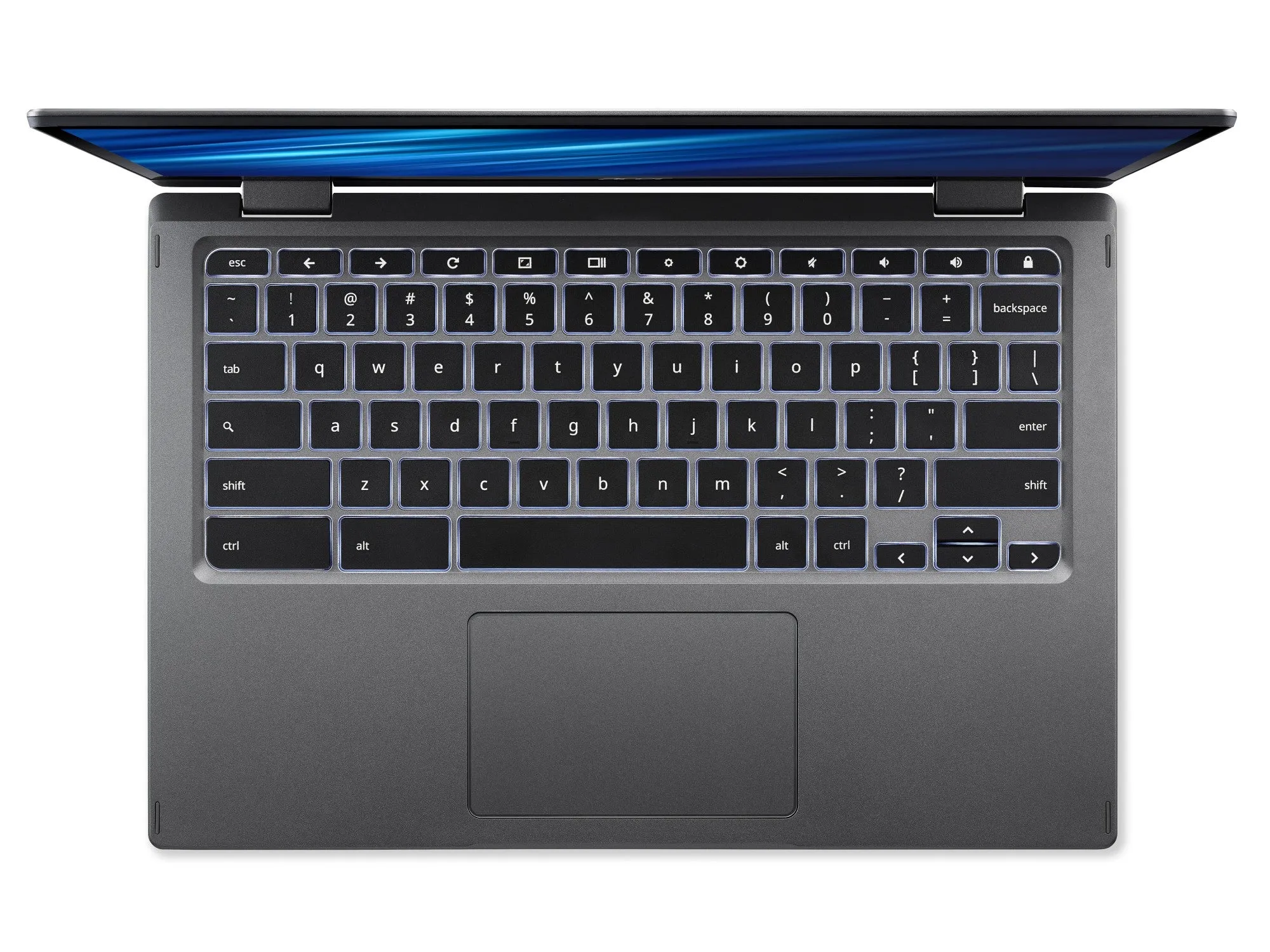 Acer, Chromebook Spin 513,  Qualcomm Kryo 468, 4 GB RAM, 64 GB Flash, 13.3" Inch Touchscreen FHD Display, ChromeOS, Grey