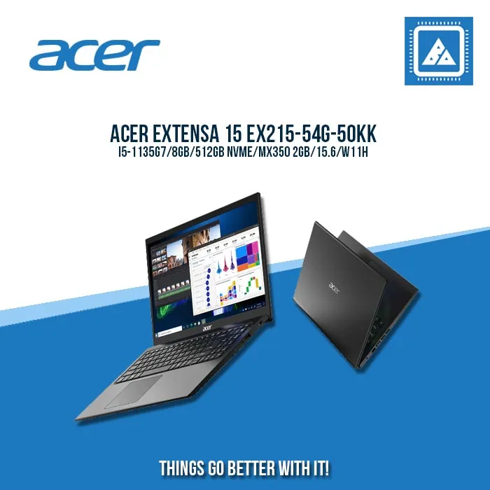 ACER EXTENSA 15 EX215-54G-50KK i5-1135G7/8GB/512GB NVME/MX350 2GB | BEST FOR STUDENTS AND FREELANCERS LAPTOP