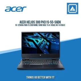 ACER HELIOS 300 PH315-55-56DK I5-12500H | Gaming Laptop And AutoCAD Users