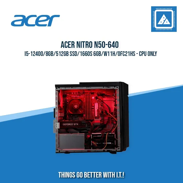 ACER NITRO N50-640 I5-12400/8GB/512GB SSD/1660S 6GB/W11H/OFC21HS - CPU only