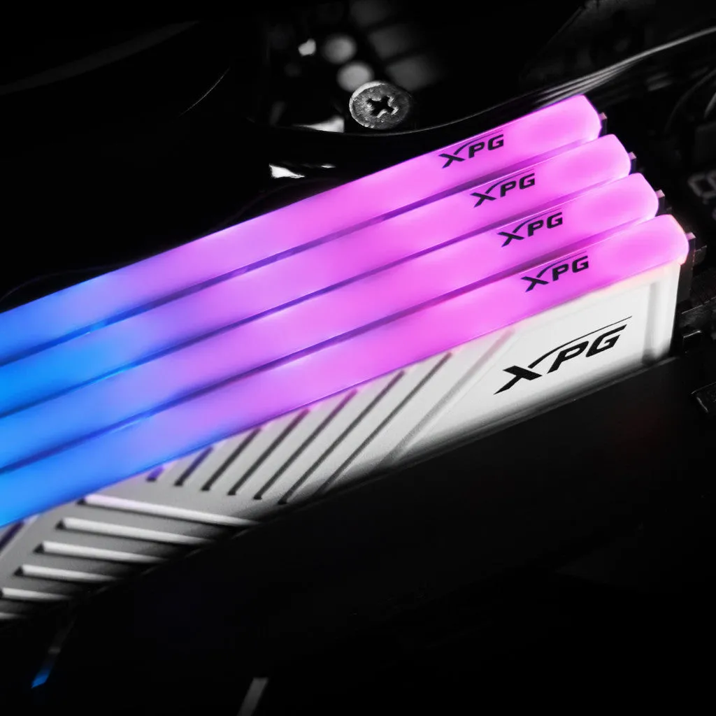 ADATA SPECTRIX D35G DDR4 RGB MEMORY 3200MHz DESKTOP GAMING RAM (BLACK/WHITE) - 8GB/16GB