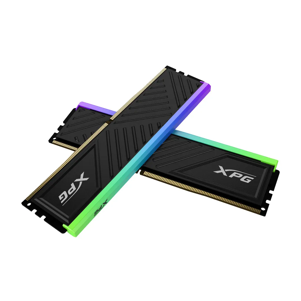 ADATA SPECTRIX D35G DDR4 RGB MEMORY 3200MHz DESKTOP GAMING RAM (BLACK/WHITE) - 8GB/16GB