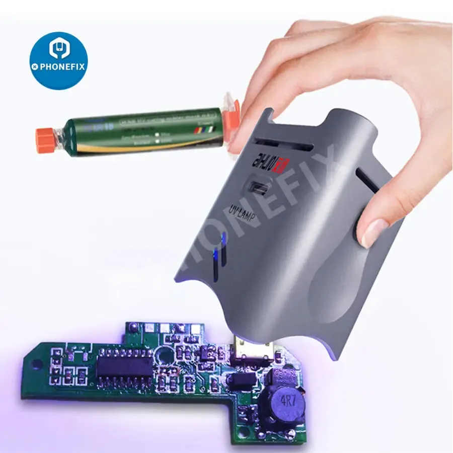 Aixun UV Curing Lamp With Fan Green Oil UV Glue Curing Tool