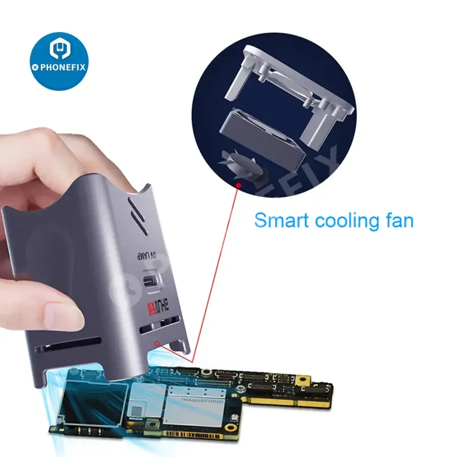 Aixun UV Curing Lamp With Fan Green Oil UV Glue Curing Tool