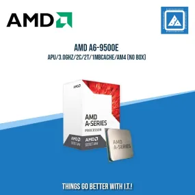 AMD A6-9500E/APU/3.0GHZ/2C/2T/1MBCACHE/AM4 TRAY TYPE