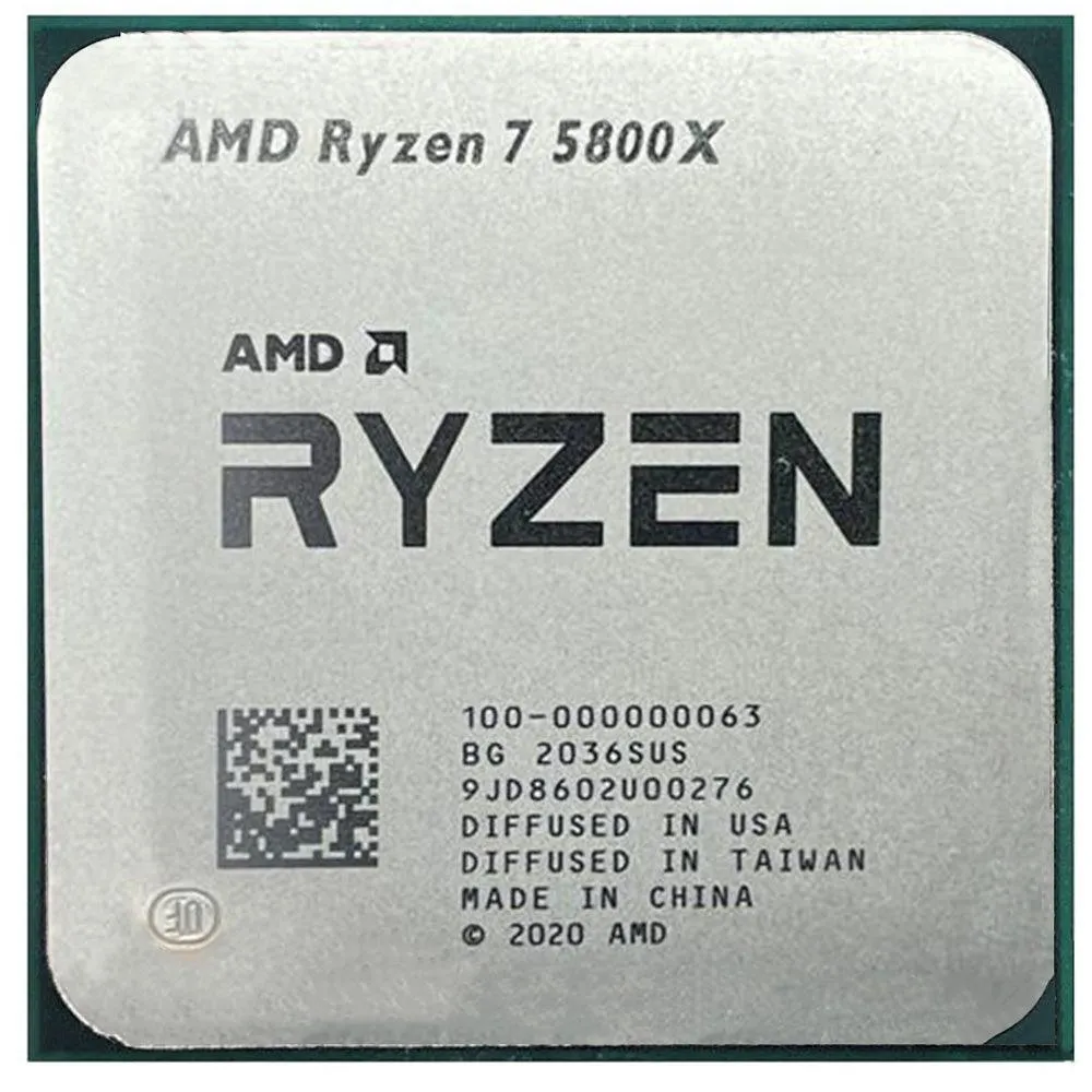 AMD Ryzen 7 5800X Processor (4.7GHz/36MB) 8 Core AM4