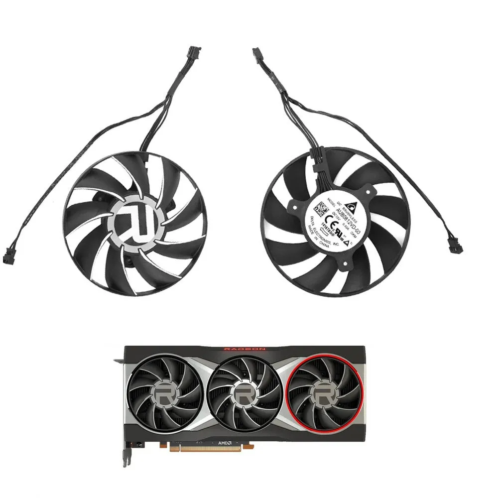 ASrock AMD Radeon RX 6800, 6800 XT, 6900 XT Fan Replacement