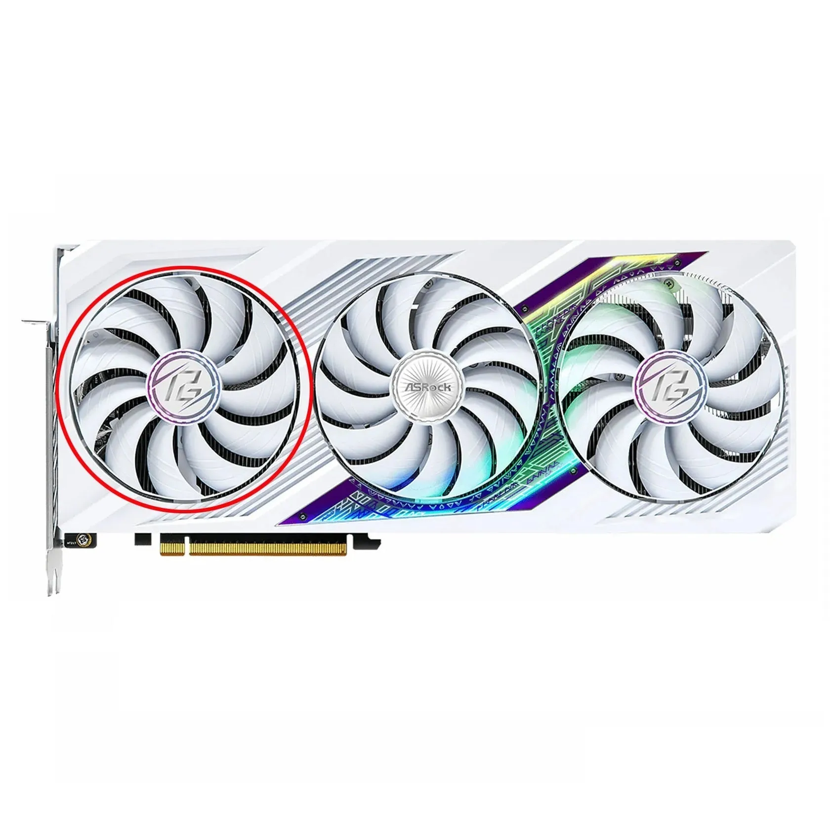 ASRock AMD Radeon RX 7900 XT Phantom Gaming White GPU Fan Replacement