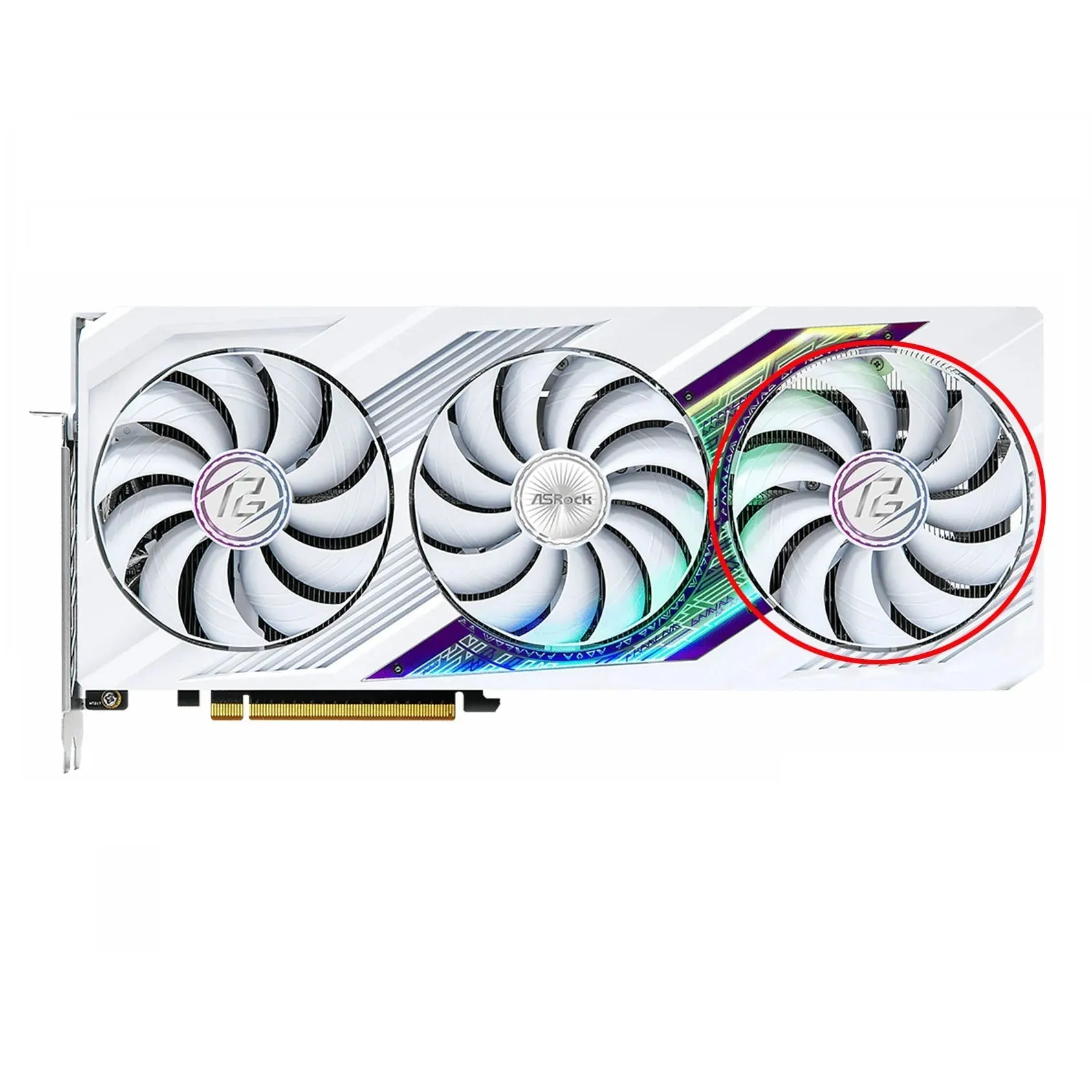 ASRock AMD Radeon RX 7900 XT Phantom Gaming White GPU Fan Replacement