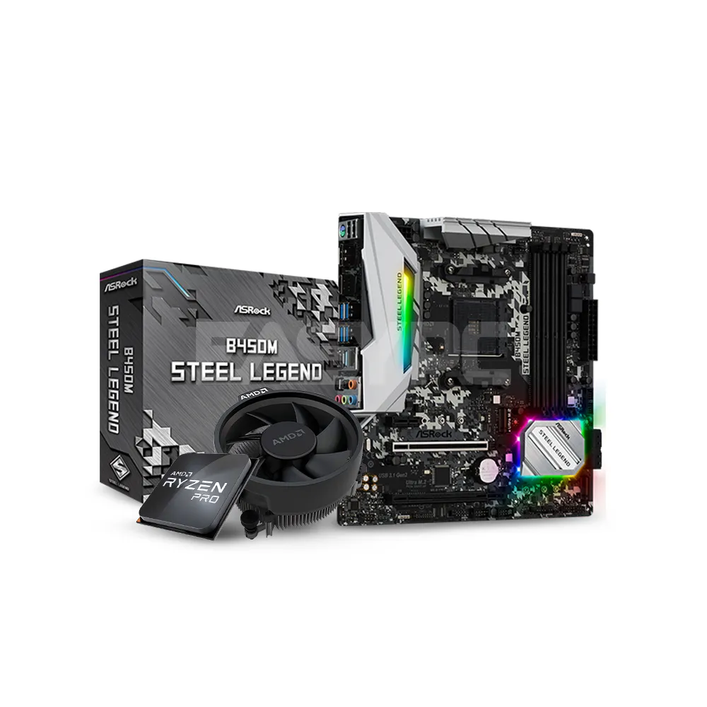 ASROCK BUILD AMD RYZEN 5 4650G / ASROCK B450 STEEL LEGEND