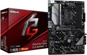 ASRock X570 Phantom Gaming 4AM4/USB3.2/HDMI/RJ45 Motherboard