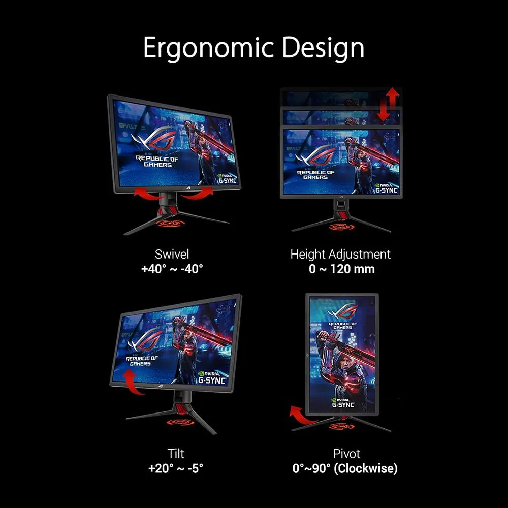 ASUS - DISPLAY 27IN ROG STRIX XG27UQ HDR DSC GAMING LCD 4K 3840 X 2160