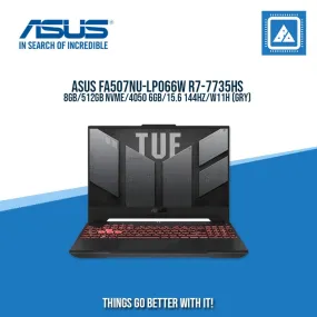 ASUS FA507NU-LP066W R7-7735HS/8GB/512GB NVME/4050 6GB | BEST FOR GAMING AND AUTOCAD LAPTOP
