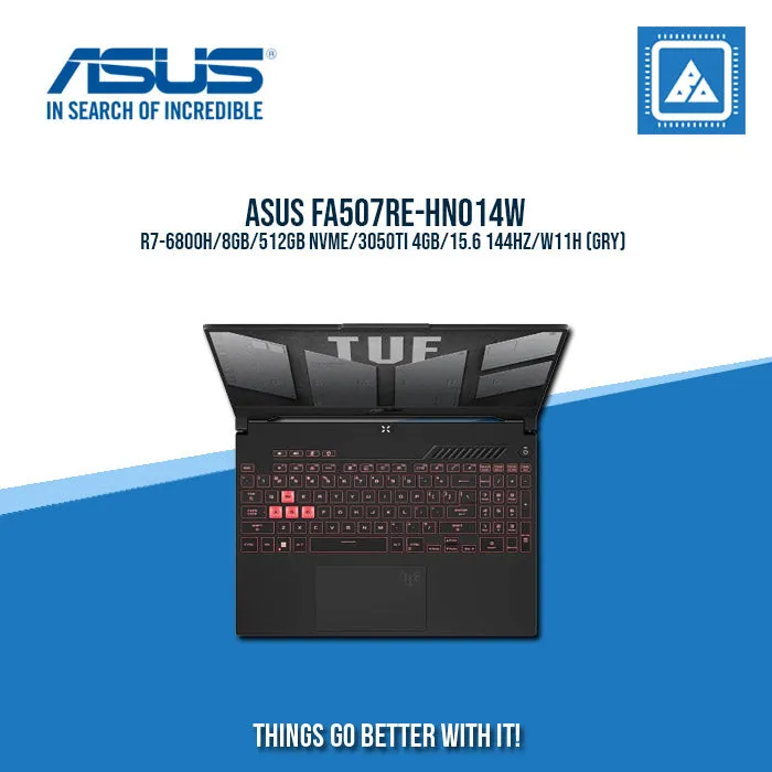 ASUS FA507RE-HN014W R7-6800H/8GB/512GB NVME/3050TI 4GB | BEST FOR GAMING AND AUTOCAD LAPTOP