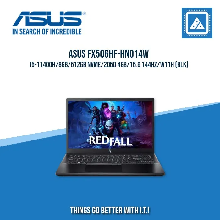 ASUS FX506HF-HN014W I5-11400H/8GB/512GB NVME/2050 4GB | BEST FOR GAMING AND AUTOCAD LAPTOP