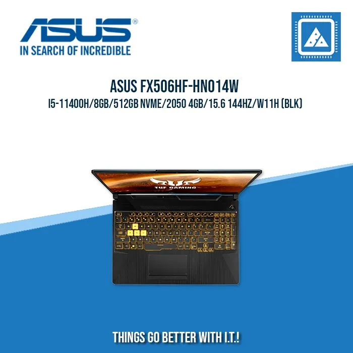 ASUS FX506HF-HN014W I5-11400H/8GB/512GB NVME/2050 4GB | BEST FOR GAMING AND AUTOCAD LAPTOP