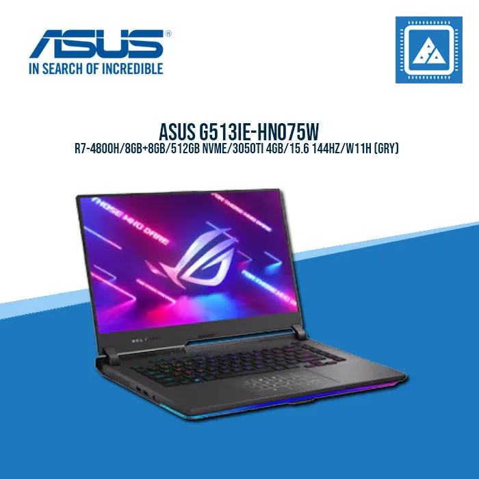 ASUS G513IE-HN075W R7-4800H | Gaming Laptop And AutoCAD Users