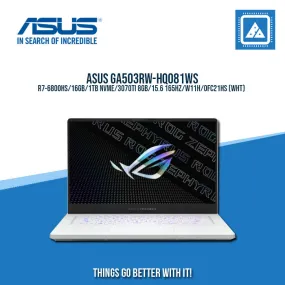 ASUS GA503RW-HQ081WS R7-6800HS/16GB/1TB NVME/3070TI 8GB | BEST FOR GAMING AND AUTOCAD LAPTOP