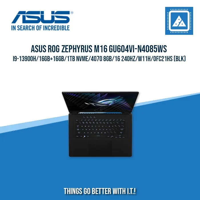 ASUS GU604VI-N4085WS I9-13900H/16GB 16GB/1TB NVME/4070 8GB | BEST FOR GAMING AND AUTOCAD LAPTOP