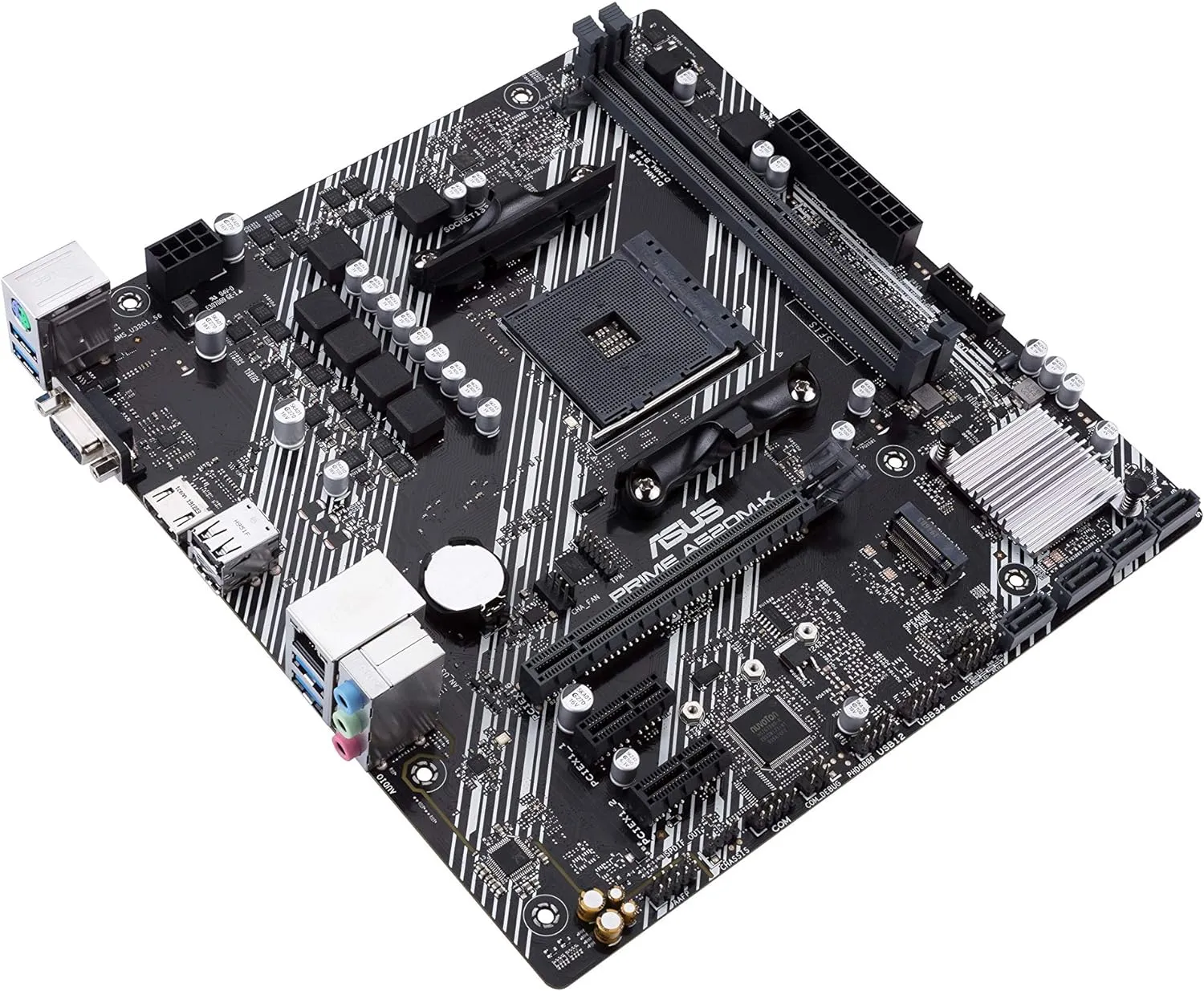 ASUS PRIME A520M-K Micro ATX (mATX) AMD Motherboard | AMD AM4 Socket