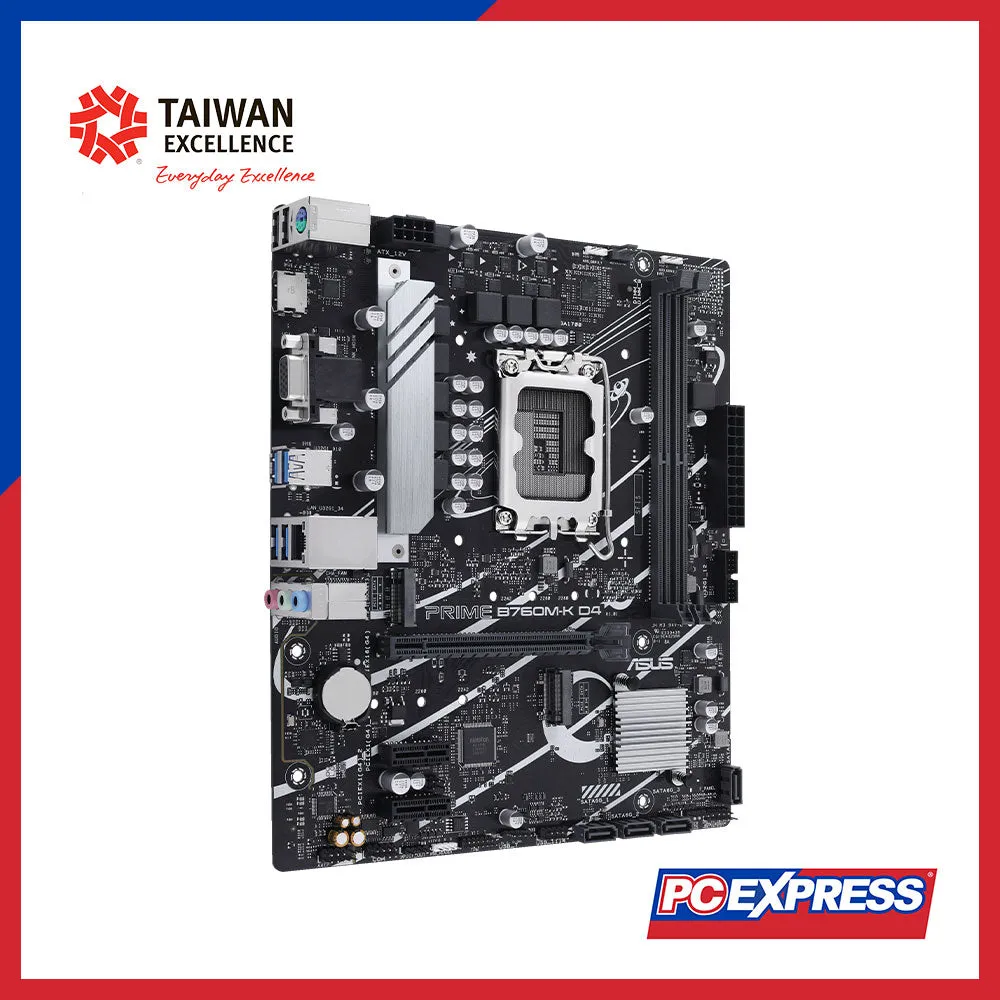 ASUS PRIME B760M-K D4 mATX Motherboard
