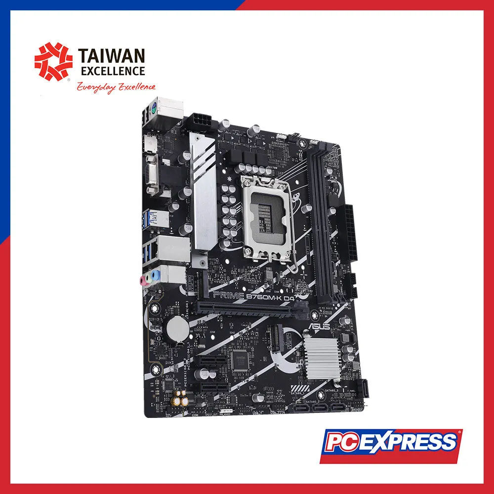 ASUS PRIME B760M-K D4 mATX Motherboard