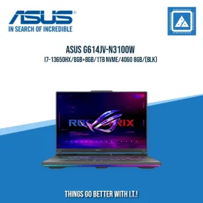 ASUS ROG STRIX G16 G614JV-N3100W I7-13650HX/8GB 8GB/1TB NVME/4060 8GB | BEST FOR GAMING AND AUTOCAD LAPTOP
