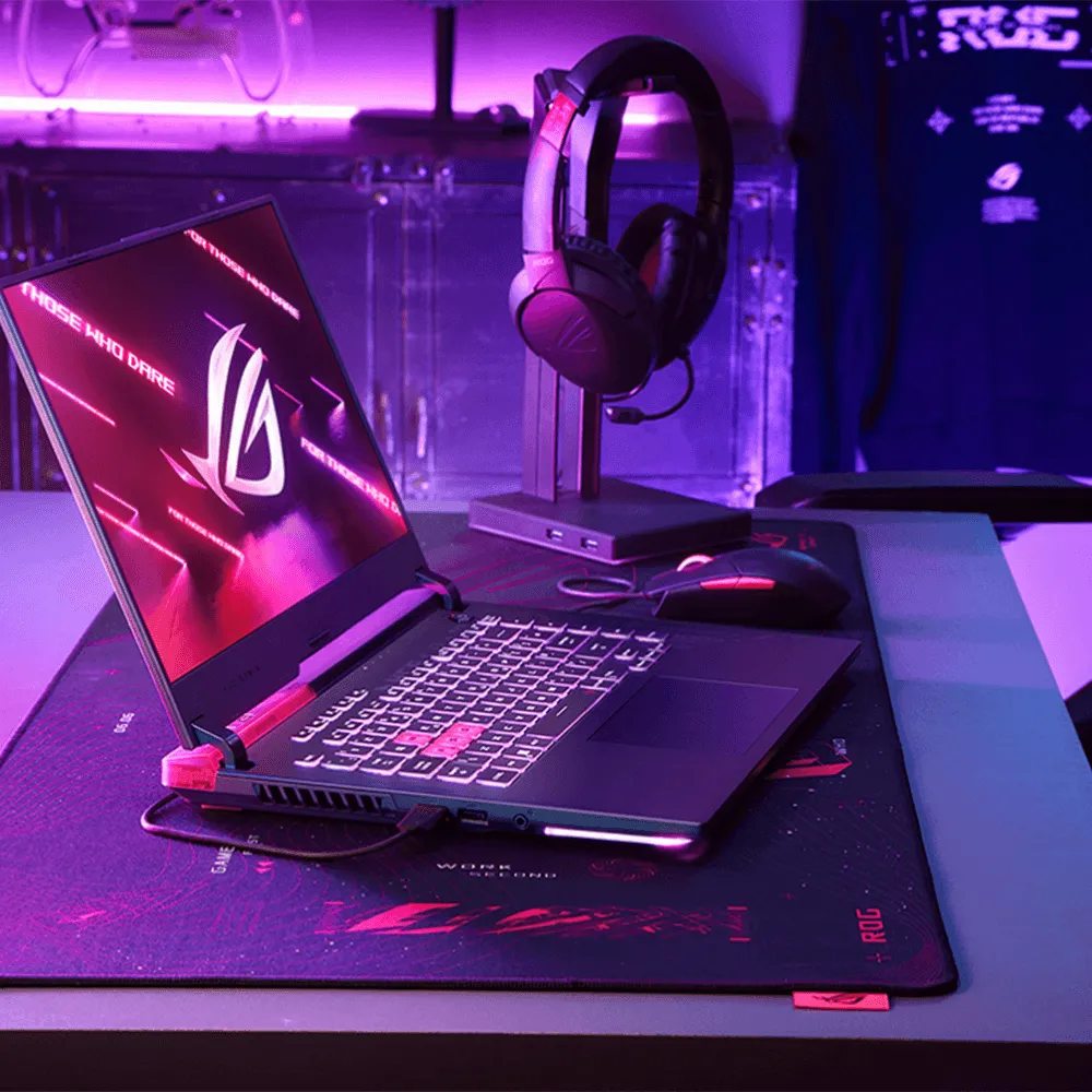 Asus ROG Strix G513RM-NP007W Laptop (AMD Ryzen 7-6800H/BGA - 16GB Ram - M.2 NVMe 1TB - Nvidia RTX 3060 6GB - 15.6 Inch WQHD - Win11) - Eclipse Gray