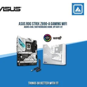 ASUS ROG STRIX Z690-A GAMING WIFI 4DDR5 4XM.2 MOTHERBOARD (HDMI, DP) WIFI BT