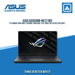 ASUS ROG ZEPHYRUS G15 GA503RM-HQ121WS R7-6800HS/8GB 8GB/1TB NVME/3060 6GB | BEST FOR GAMING AND AUTOCAD LAPTOP
