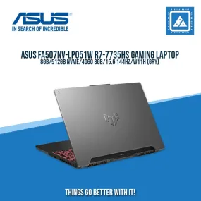 ASUS TUF GAMING FA507NV-LP051W R7-7735HS/8GB/512GB NVME/4060 8GB | BEST FOR GAMING AND AUTO CAD LAPTOP