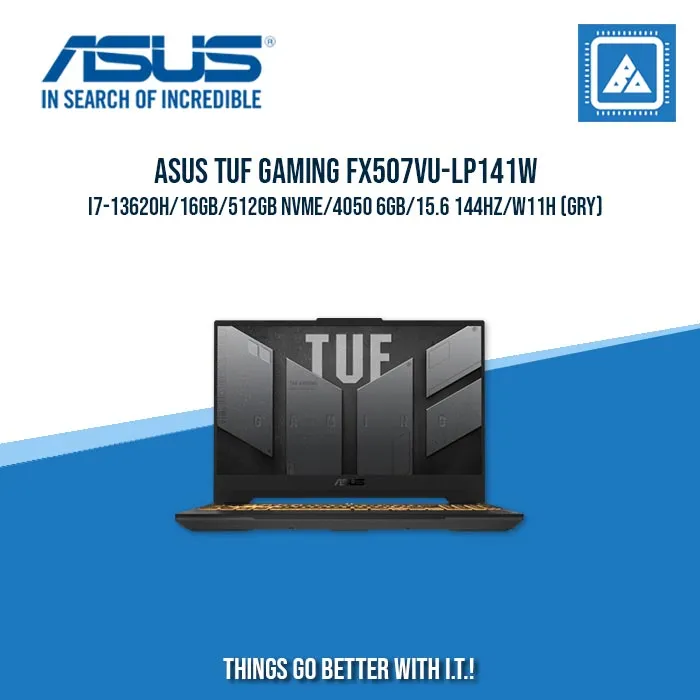ASUS TUF GAMING FX507VU-LP141W I7-13620H/16GB/512GB NVME/4050 6GB | BEST FOR GAMING AND AUTOCAD LAPTOP