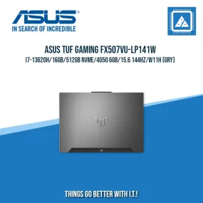 ASUS TUF GAMING FX507VU-LP141W I7-13620H/16GB/512GB NVME/4050 6GB | BEST FOR GAMING AND AUTOCAD LAPTOP