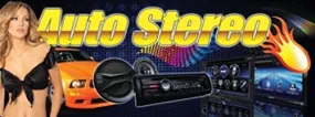 Auto Stereo Vinyl Banner Sign