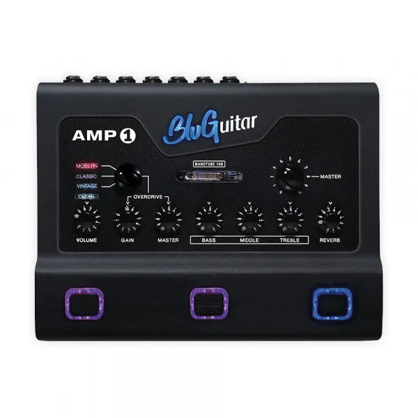 BluGuitar Amp1 Iridium Edition 100-watt Pedalboard Amp with Nanotube