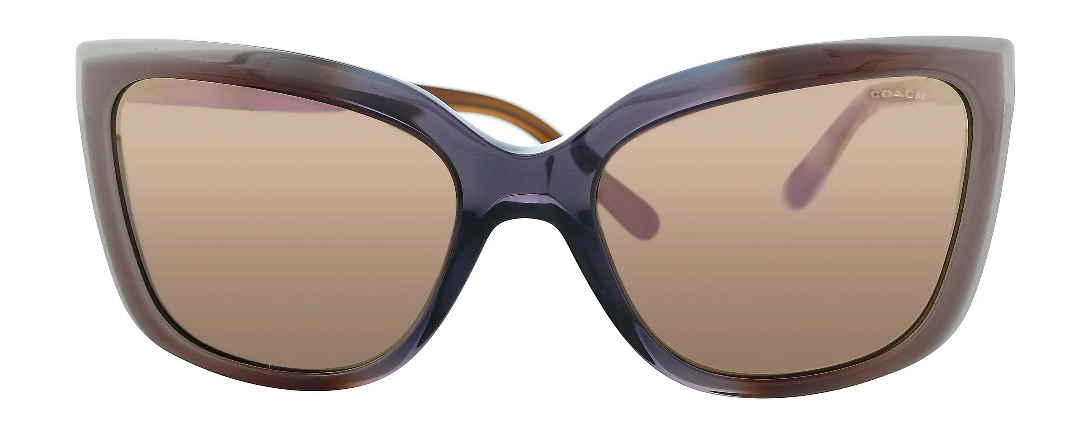 Coach 0HC8261 55345R Taupe Laminate Square Sunglasses
