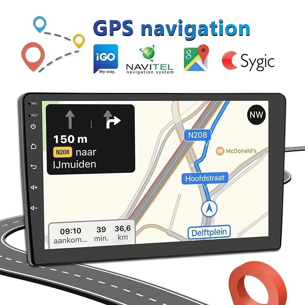 Color: GRAY - TOYOUSONIC 2 Din 9/10 Inch Android Car Radio 4G 64G