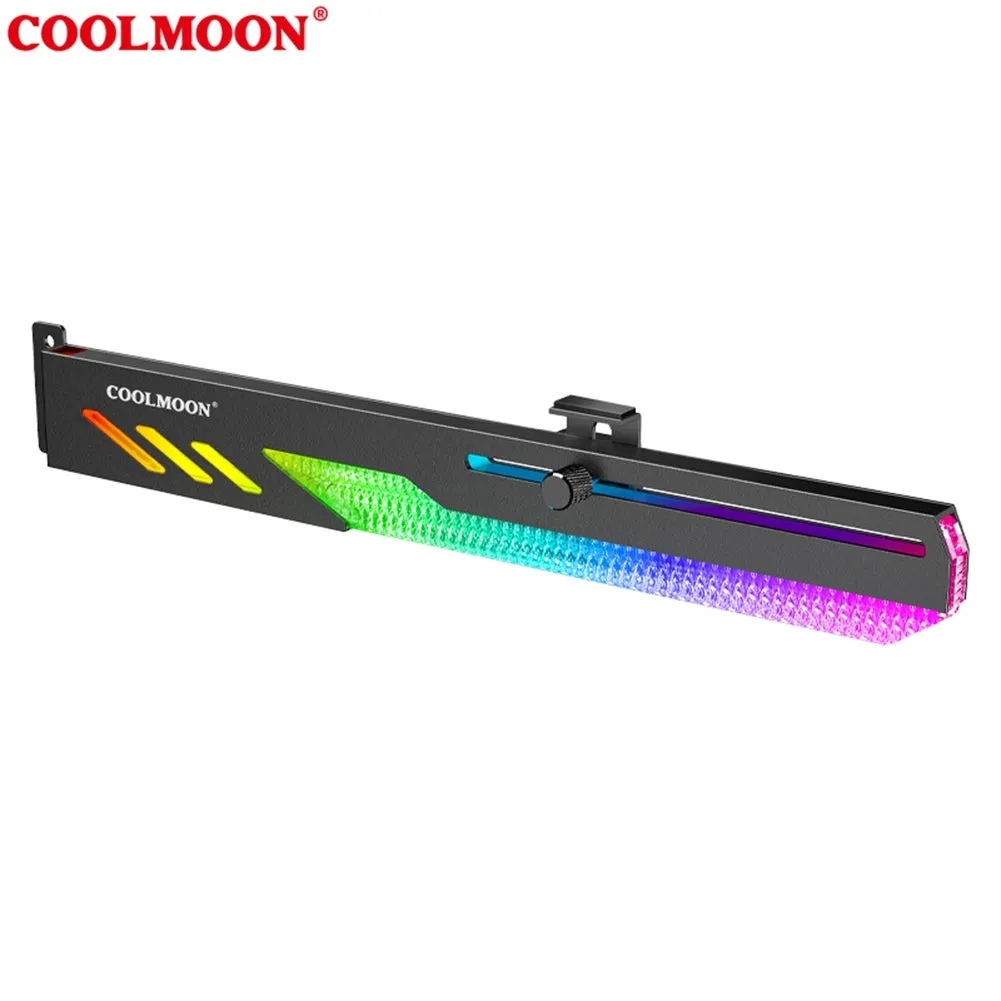 Coolmoon Gt8 Graphics Card Bracket 5v Argb Synchronous Horizontal