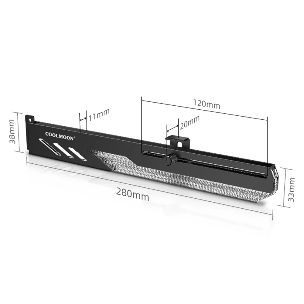 Coolmoon Gt8 Graphics Card Bracket 5v Argb Synchronous Horizontal