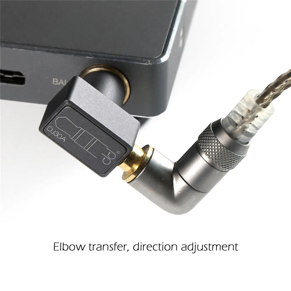 DD ddHiFi DJ30A 3.5mm Female to 4.4mm Male Headphone Plug Adapter