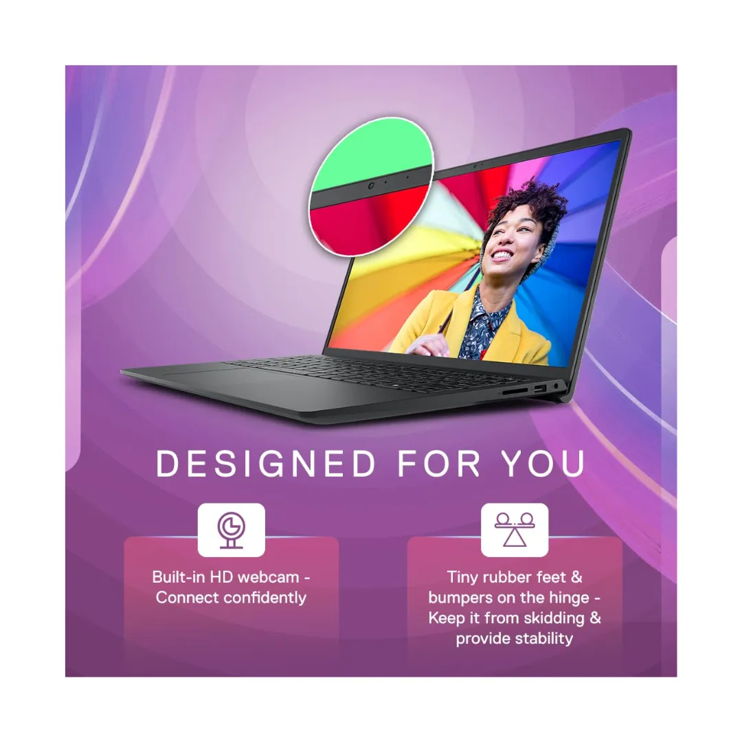 Dell Inspiron 15 3525 (AMD/ Ryzen 5-5500U/ 8GB/ 512GB SSD/ Win 11/ Black) Laptop