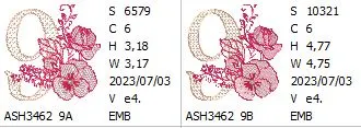 Flowerlove Monogram 9