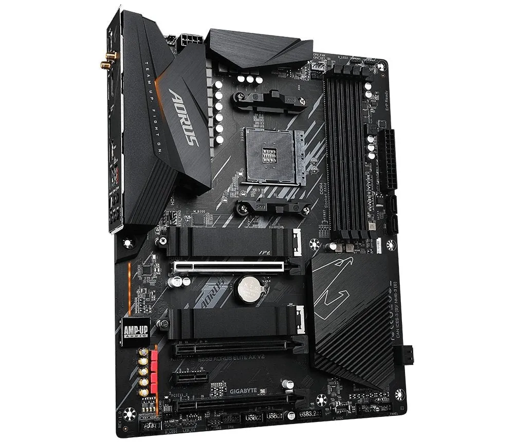 Gigabyte B550 AORUS ELITE AX V2 WIFI AM4 ATX Desktop Motherboard
