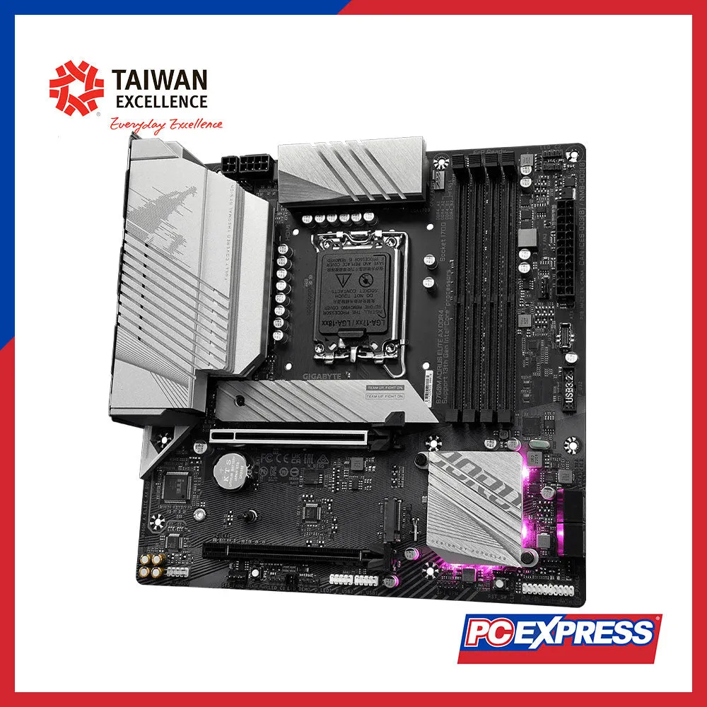 GIGABYTE B760M-A-ELITE-AX DDR4 Micro-ATX Motherboard